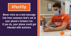 Image post by @clemsonIT on Facebook