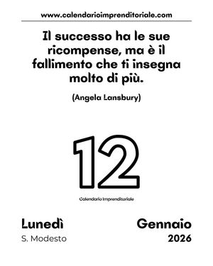 Image post by @calendarioimprenditoriale on Instagram