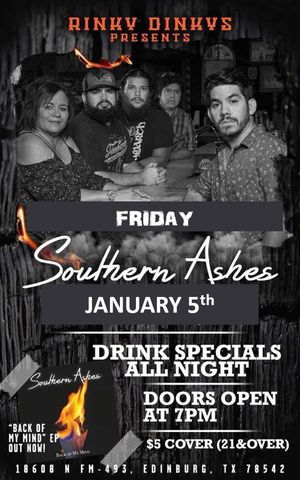 Image post by @SouthernAshesMusic on Facebook