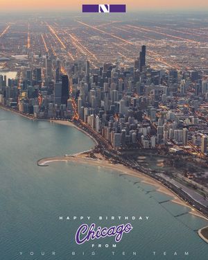 Image post by @NU_Sports on Twitter