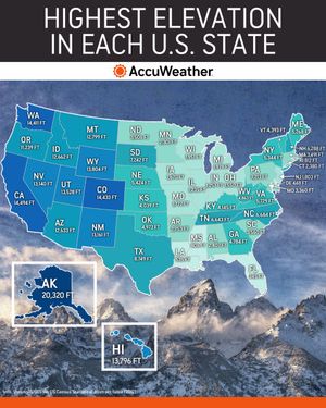 Image post by @accuweather on Twitter