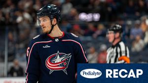 Image post by @BlueJacketsNHL on Twitter