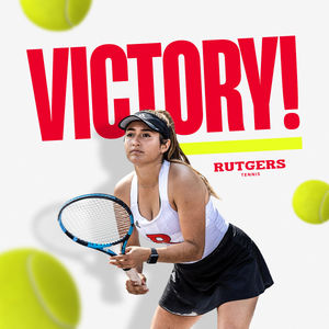 Image post by @RutgersTennis on Twitter