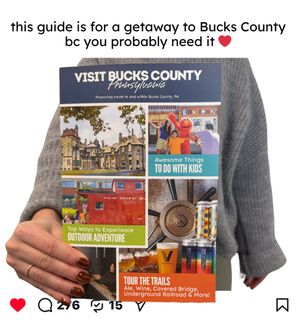 Image post by @visitbuckspa on Instagram