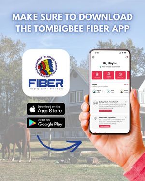 Image post by @TombigbeeFiber on Facebook