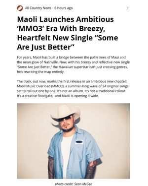 Image post by @maolimusic on Instagram