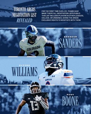 Image post by @TorontoArgos on Twitter