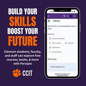 Image post by @clemsonIT on Facebook