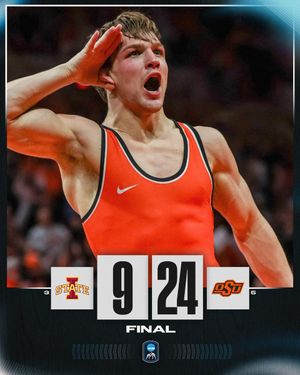 Image post by @NCAAWrestling on Twitter