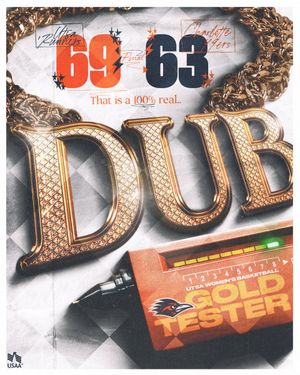 Image post by @UTSAWBB on Twitter