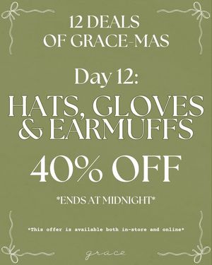 Image post by @shopatgrace on Facebook
