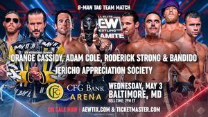 Image post by @AEW on Twitter