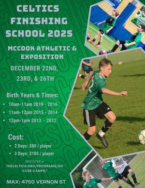 Image post by @TheCelticsSoccerClub on Facebook