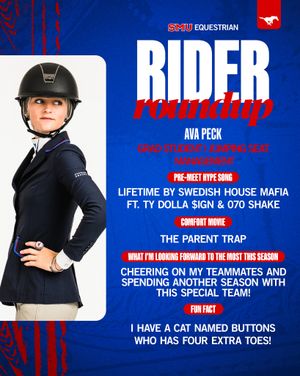 Image post by @smuequestrian on Instagram