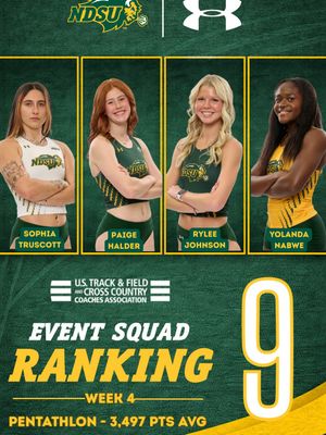 Image post by @ndsutrackfield on Instagram