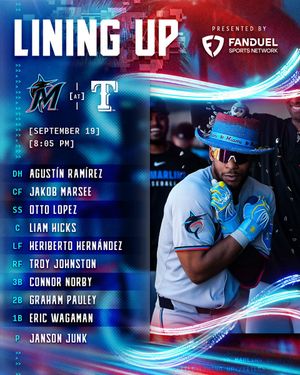 Image post by @Marlins on Twitter