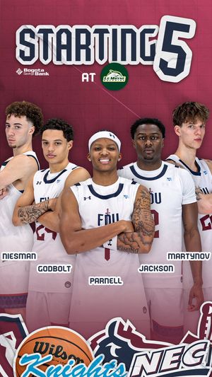 Image post by @FDUKnightsMBB on Twitter