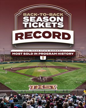 Image post by @TxStateBaseball on Twitter