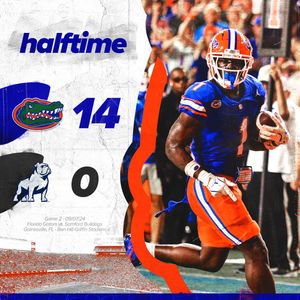 Image post by @GatorsFB on Twitter/X