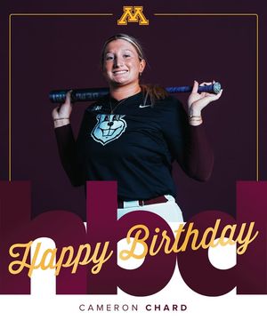 Image post by @GopherSoftball on Facebook