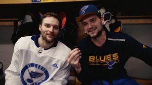 Image post by @StLouisBlues on Facebook