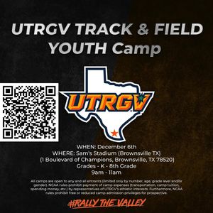Image post by @UTRGVTrackField on Facebook