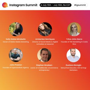 Image post by @manychat on Instagram