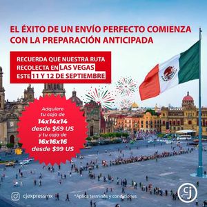 Image post by @cjexpress.paqueteria on Facebook