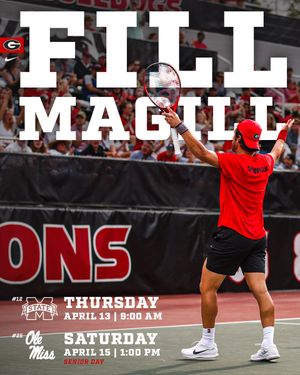 Image post by @UGAtennis on Twitter