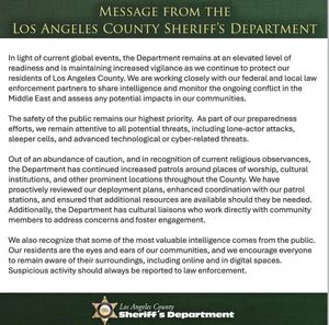 Image post by @scvsheriff on Instagram