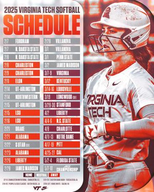 Image post by @hokiessoftball on Instagram