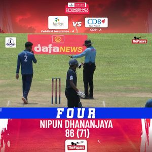 Video post by @thepaparecricket on Facebook