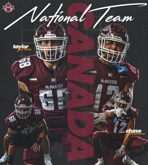 Image post by @mcmasterfootball on Instagram