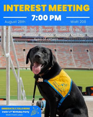 Image post by @clemsoncaninecompanions on Instagram