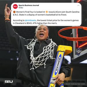 Image post by @sportsbusinessjournal on Instagram