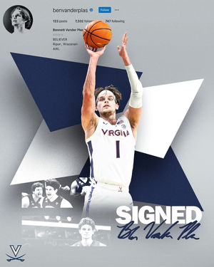 Image post by @UVAMensHoops on Twitter