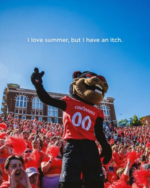 Image post by @uofcincy on Instagram
