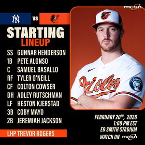 Image post by @masnOrioles on Twitter