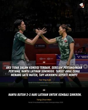 Image post by @bolalobbadminton on Instagram