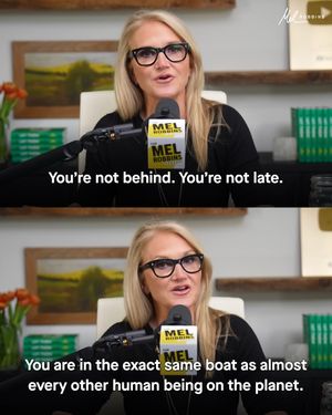 Video post by @melrobbins on TikTok