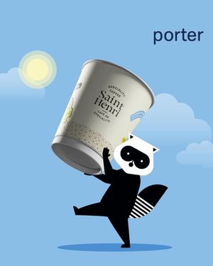 Image post by @porterairlines on Instagram