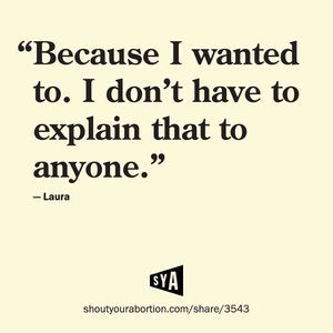 Image post by @shoutyourabortion on Instagram