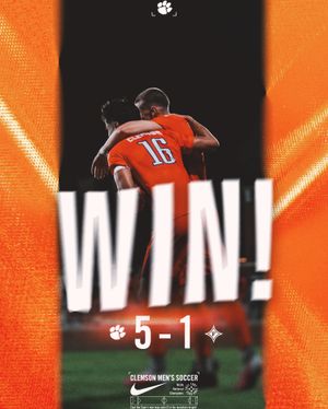 Image post by @clemsonmsoccer on Instagram