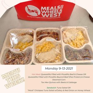 Image post by @mealsonwheelswest on Instagram