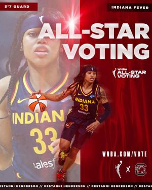 Image post by @GamecockWBB on Twitter