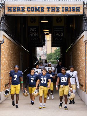 Image post by @ndfootball on Instagram