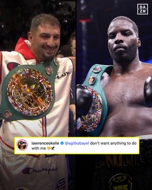 Image post by @daznboxing on Instagram