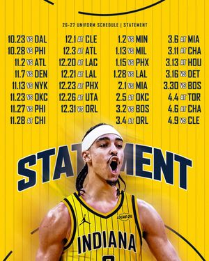 Image post by @Pacers on Twitter/X