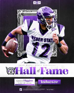 Image post by @weberstatefb on Instagram