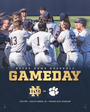 Image post by @notredamebaseball on Instagram